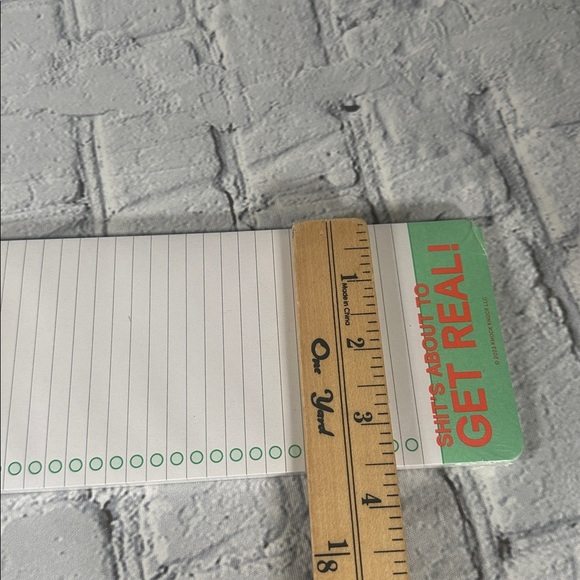 Weekly List Notepad Shit’s About to Get Real Novelty Notepad NEW 50 sheets - Picture 7 of 7